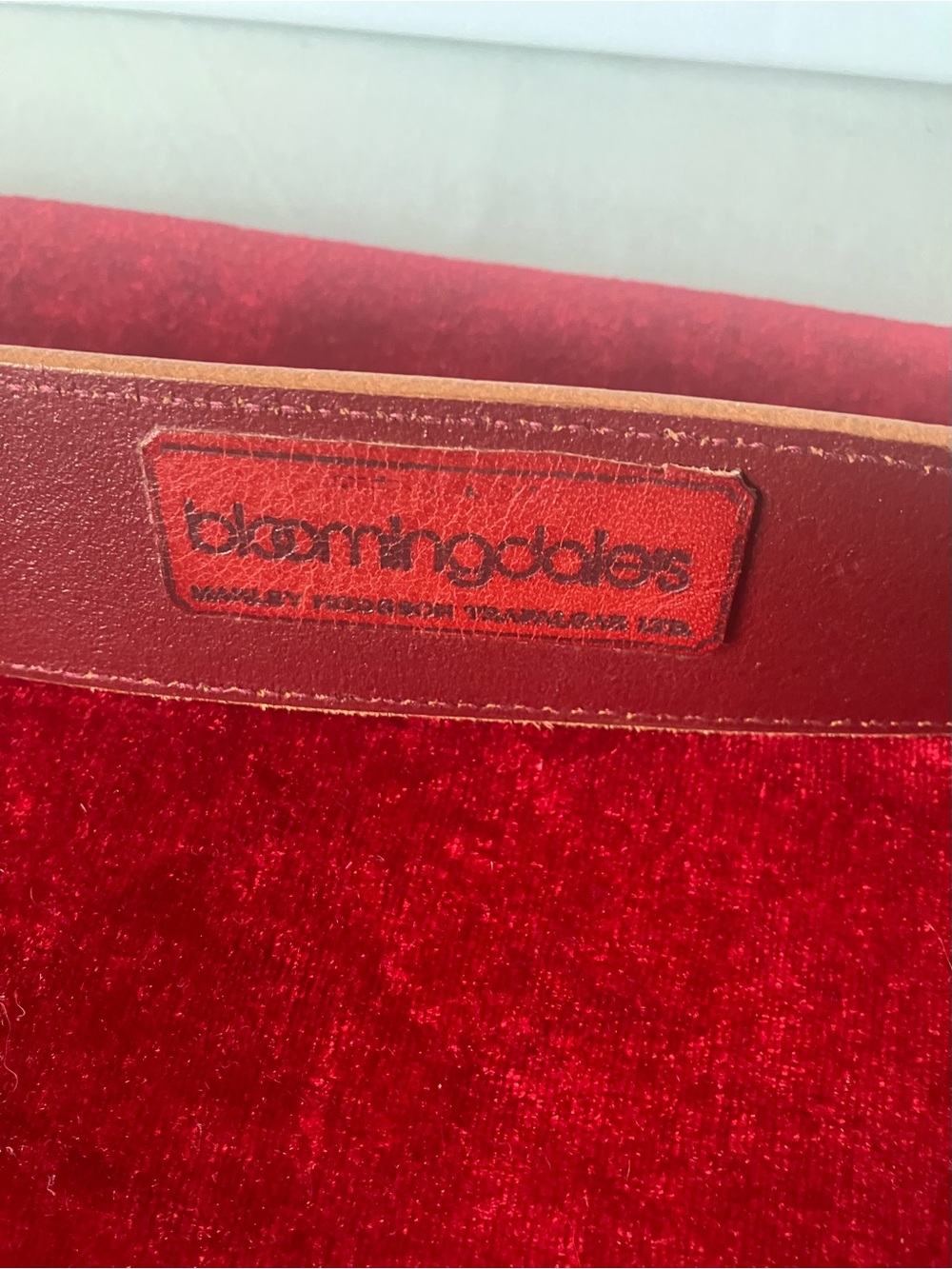 Vintage Bloomingdales Leather Waist Belt Tan Sz 36. - Picture 3 of 4